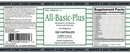 all basic plus 750 mg montiff label