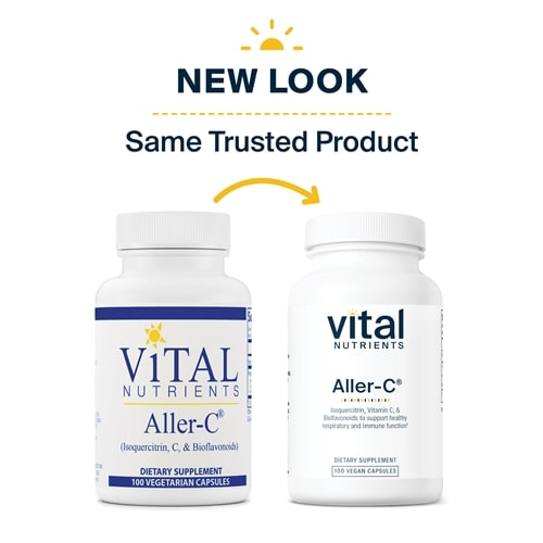 Aller-C Vital Nutrients new look