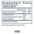 aller-c vital nutrients supplement facts