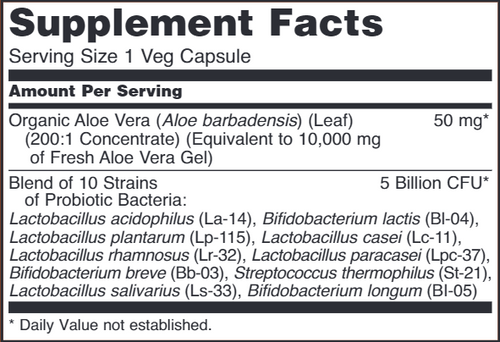 Aloe 10,000 & Probiotics (NOW)