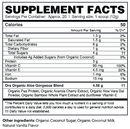 aloe gorgeous collagen booster beauty powder (ora organic) supplement facts