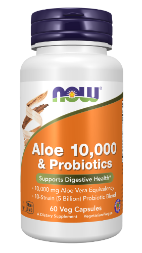 aloe 10000 & probiotics (now foods)
