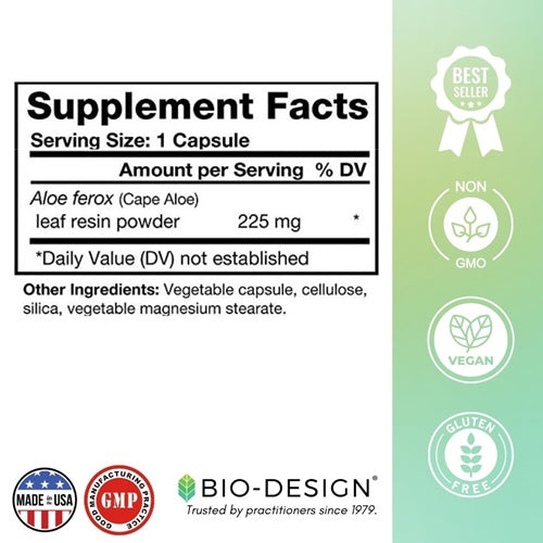 Aloe Lax 225 Supplement Facts Label