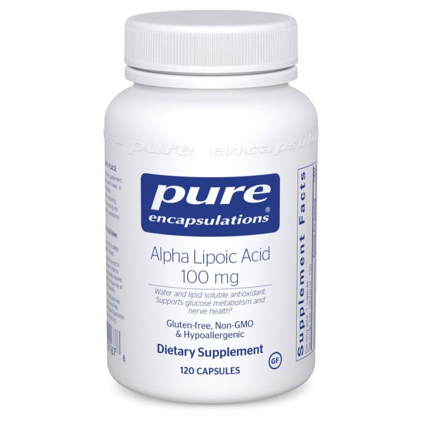 Alpha Lipoic Acid 100 mg 120 Count (Pure Encapsulations)