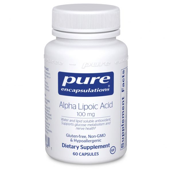 Alpha Lipoic Acid 100 mg 60ct Pure Encapsulations
