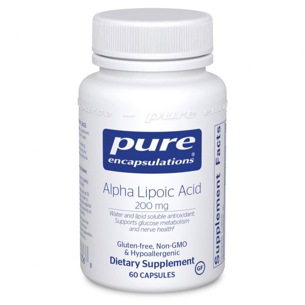 Alpha Lipoic Acid 200mg 60ct (Pure Encapsulations)