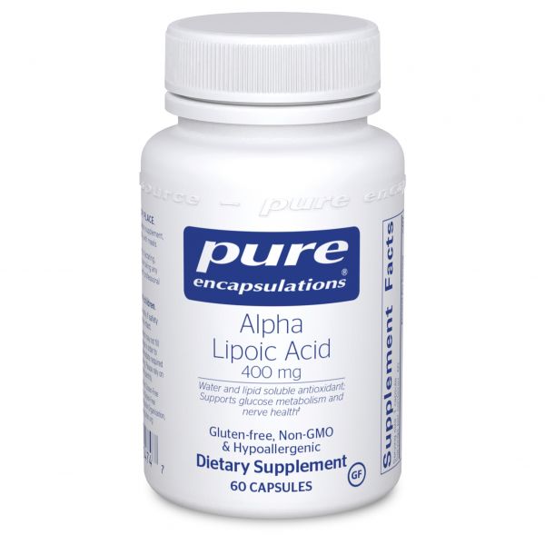 Alpha Lipoic Acid 400mg 60ct (Pure Encapsulations)