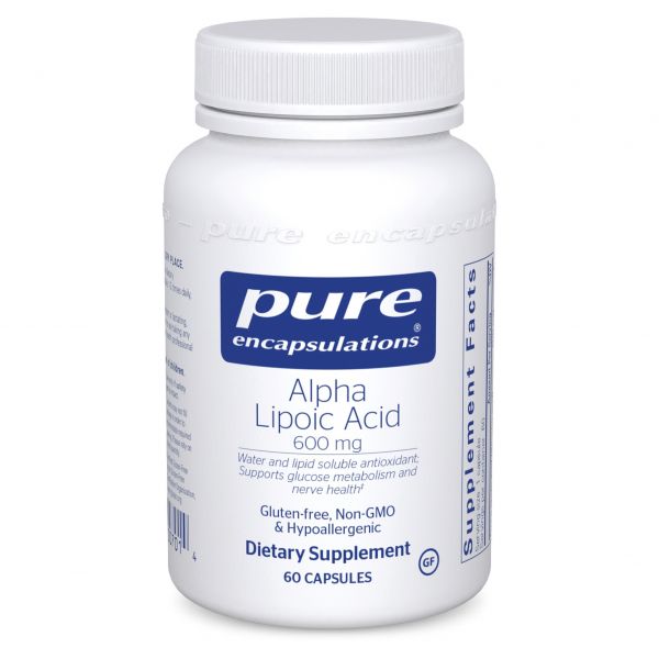 Alpha Lipoic Acid 600mg 60ct (Pure Encapsulations)