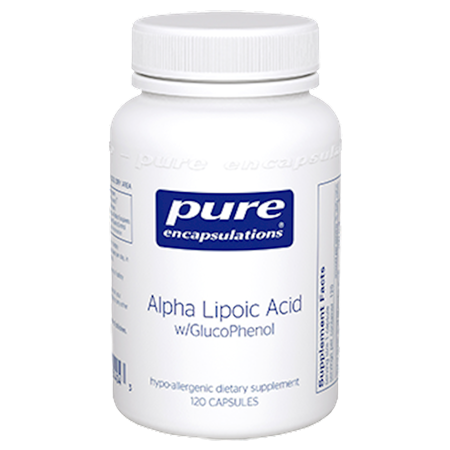 BACKORDER ONLY - Alpha Lipoic with Glucophenol (Pure Encapsulations)