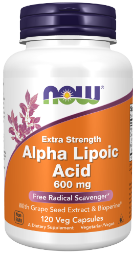 alpha lipoic acid 600 mg (now foods)