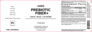 amen prebiotic fiber+ codeage label
