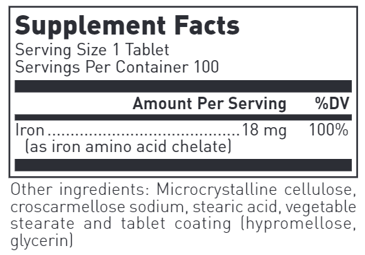 Amino-Iron (Douglas Labs) supplement facts