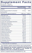 amino-NR pure encapsulations supplement facts