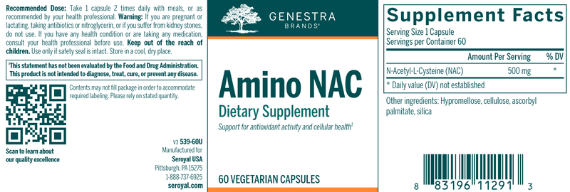 Amino NAC label Genestra
