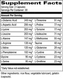 amino blend progressive labs supplement facts