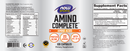 amino complete (now foods) label