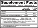 amino complete (now foods) supplement facts