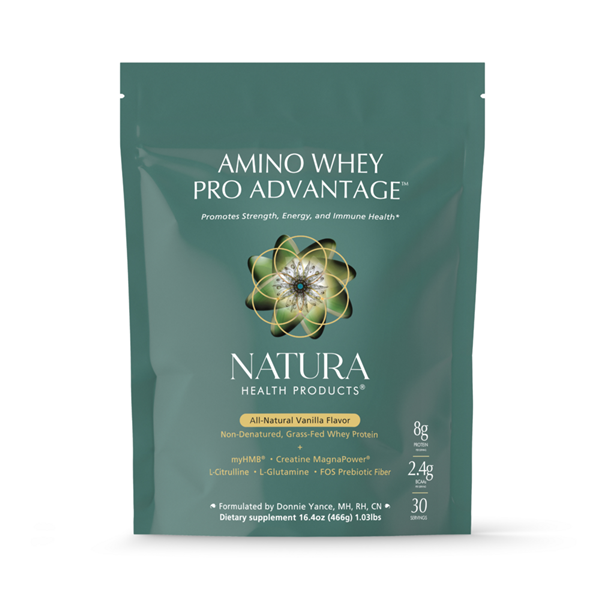 amino whey pro advantage natura health products