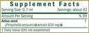 anise herb pharm supplement facts