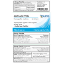 anti age vein guna inc. label