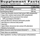 antioxidant resilience progressive labs supplement facts