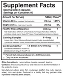 anxiaease researched nutritionals supplement facts