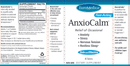 anxiocalm euromedica label