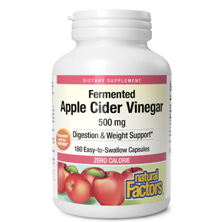 Apple Cider Vinegar 500 mg (Natural Factors)