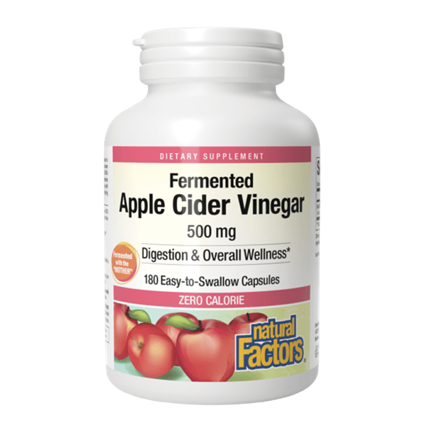 apple cider vinegar 500 mg natural factors