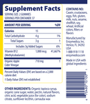 apple cider vinegar gummies enzymedica supplement facts