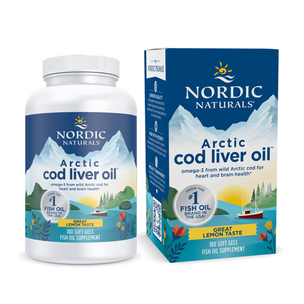 arctic cod liver oil soft gels lemon nordic naturals