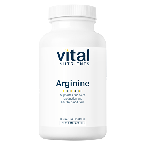 Arginine 1500 mg (Vital Nutrients) Label