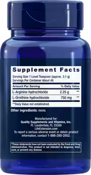 buy arginine ornithine powder (life extension)