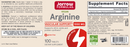 arginine jarrow formulas label