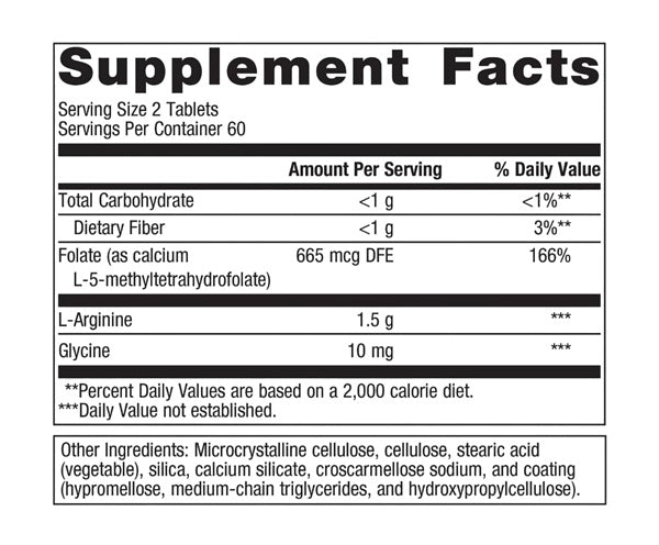 arginine plus metagenics supplement facts