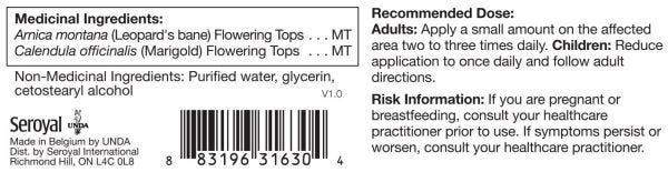 unda arnica cream ingredients