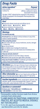 arnicare cream boiron drug facts