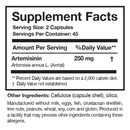 artemisinin solo researched nutritionals supplement facts