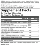 arthrogenx (nutra biogenesis) supplement facts