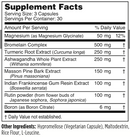 arthro balance (nbi) supplement facts