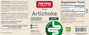 artichoke 500 mg jarrow formulas label