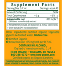 ashwagandha alcohol-free herb pharm supplement facts