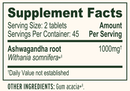 ashwagandha tablets banyan botanicals supplement facts