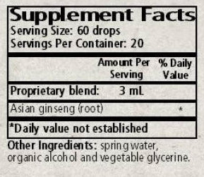 Asian ginseng Wise Woman Herbals supplements
