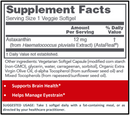 astaxanthin 12 mg extra strength (protocol for life balance) supplement facts