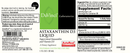 astaxanthin d3 davinci labs label