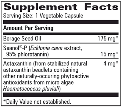 Astaxanthol (Progressive Labs) Supplement Facts