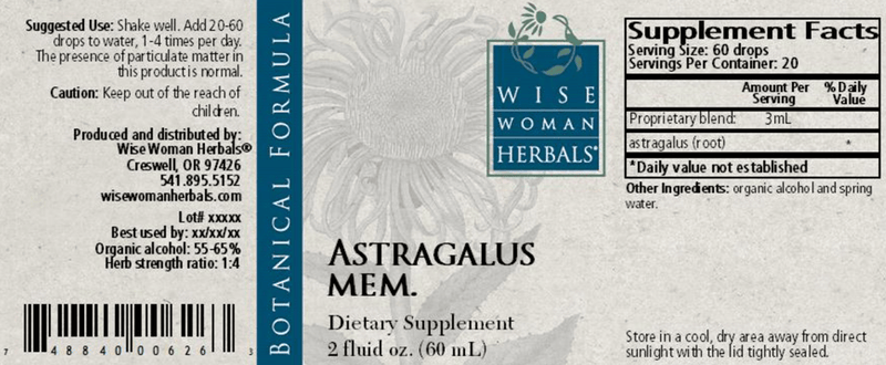 Astragalus 2oz Wise Woman Herbals products
