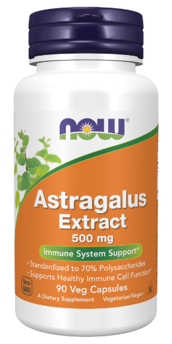 astragalus extract 500 mg (now foods)