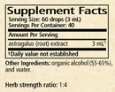 astragalus wise woman herbals supplement facts